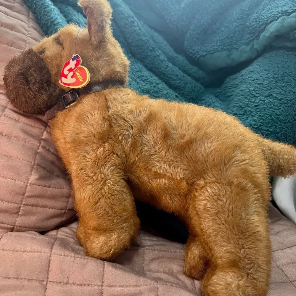 Vtg 2000 TY “Sheriff” German Shepherd Puppy Plush 90s Y2K Collectibles Kidscore
